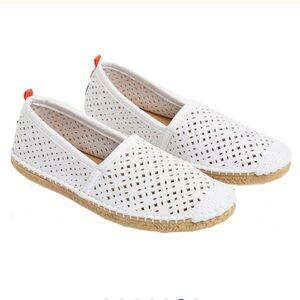 SEA STAR BEACHWEAR Women's Beachcomber Espadrille, White Eyelet